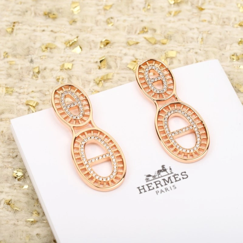 Hermes Earrings Bright 246796