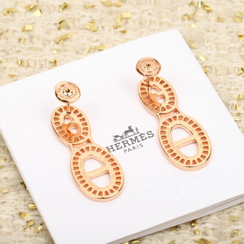 Hermes Earrings Bright 246796