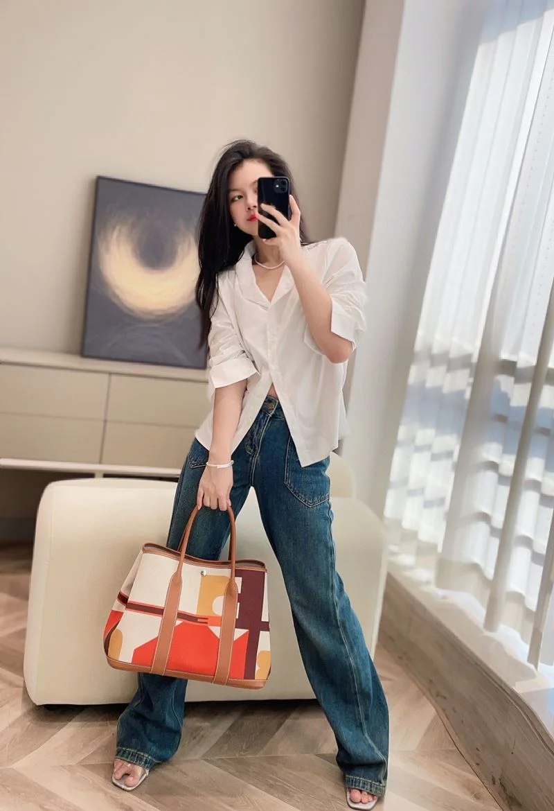 Hermes Garden Party Bags Lightweight 48851