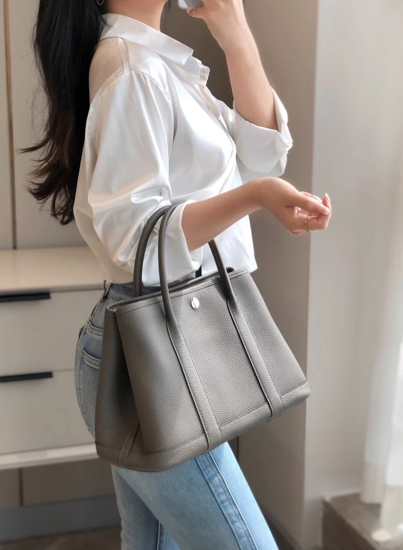 Hermes Garden Party Bags ZipUp 48863