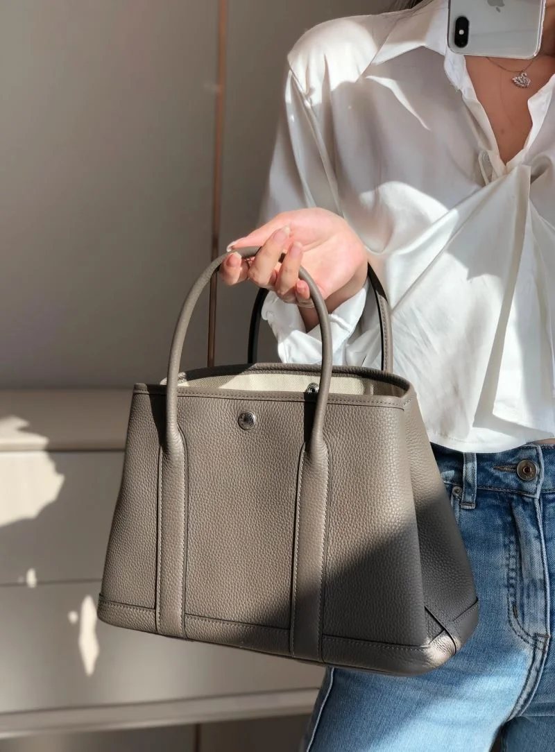 Hermes Garden Party Bags ZipUp 48863