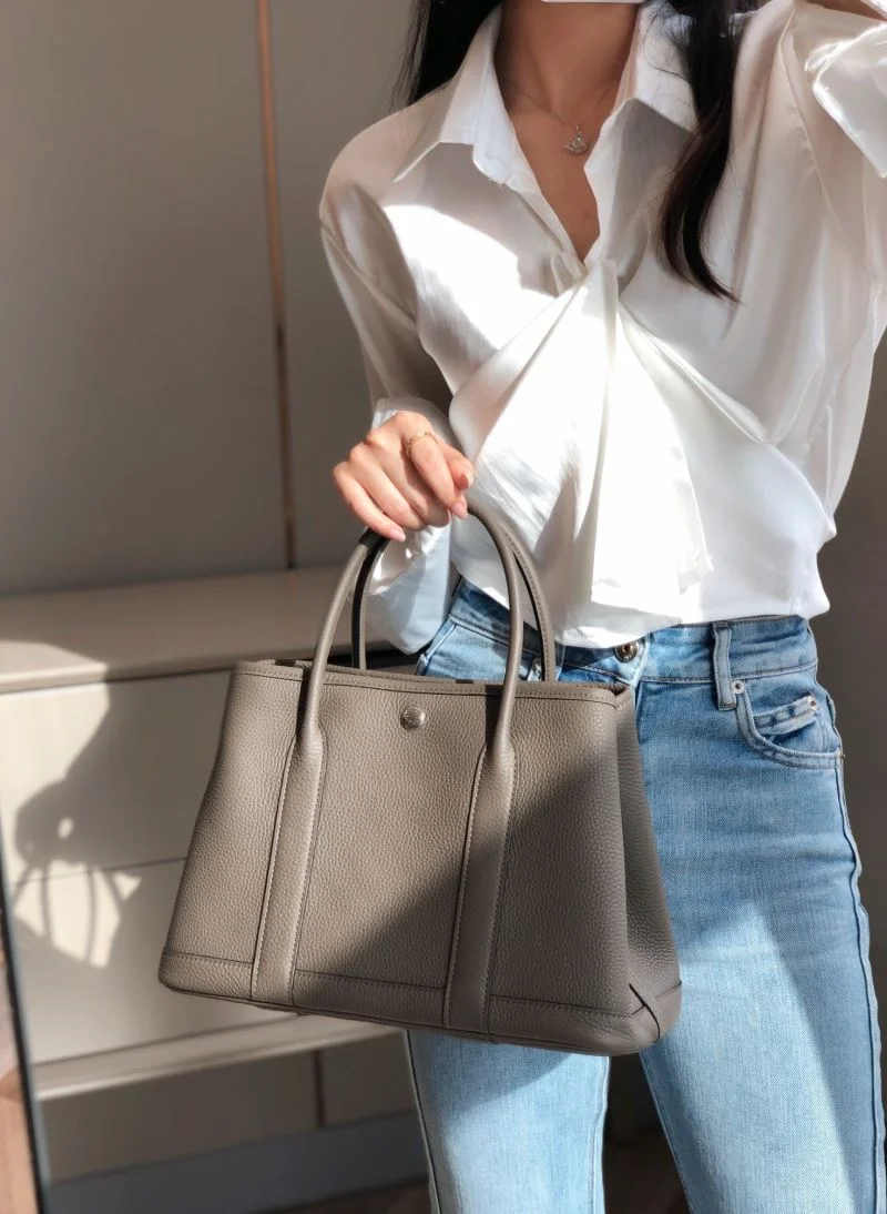Hermes Garden Party Bags ZipUp 48863