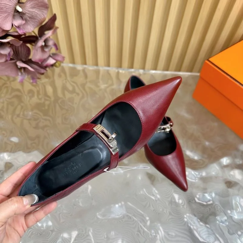 Supportive Hermes Heeled Shoes 27343