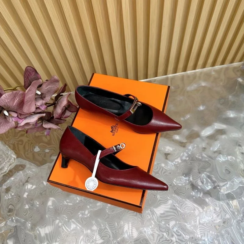 Supportive Hermes Heeled Shoes 27343