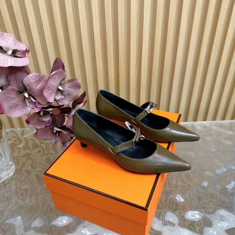 ZipUp Hermes Heeled Shoes 27347