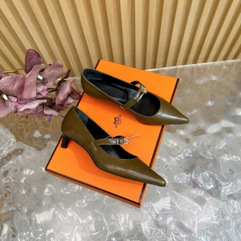 ZipUp Hermes Heeled Shoes 27347