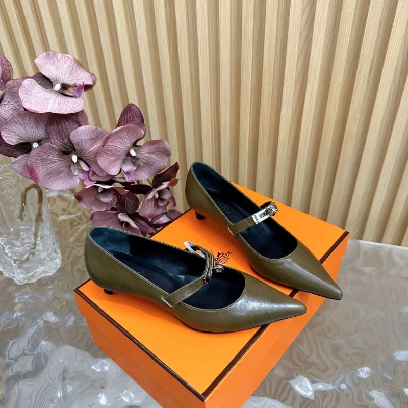 ZipUp Hermes Heeled Shoes 27347