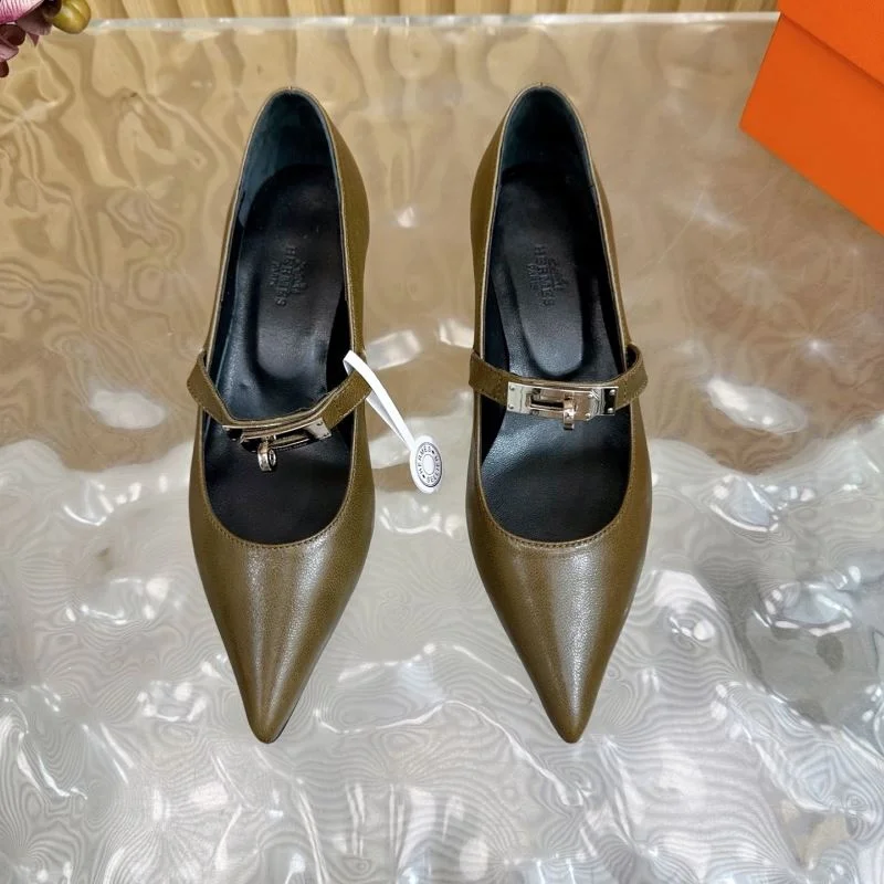 ZipUp Hermes Heeled Shoes 27347