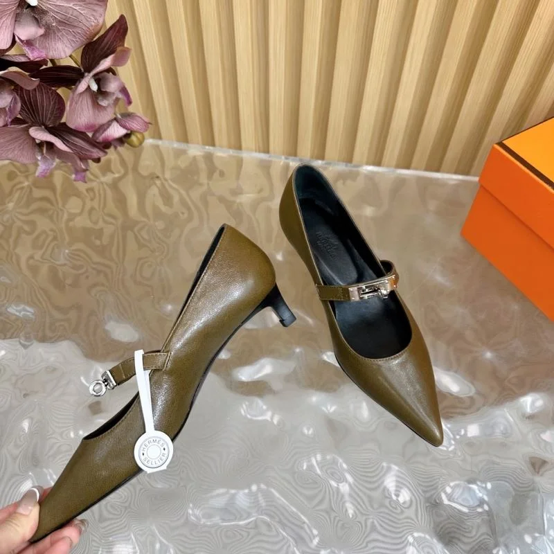 ZipUp Hermes Heeled Shoes 27347