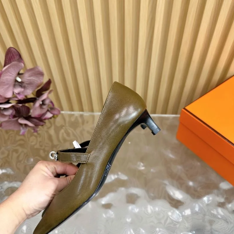 ZipUp Hermes Heeled Shoes 27347