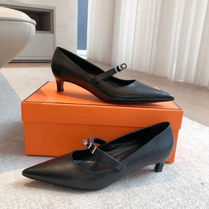 Unique Hermes Heeled Shoes 27339