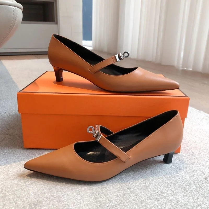 Sustainable Hermes Heeled Shoes 27327