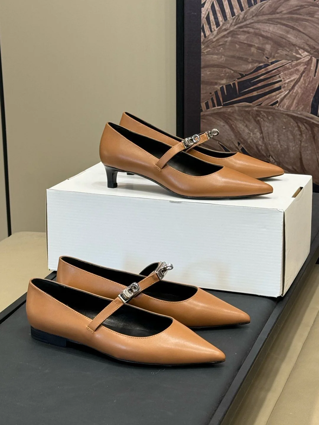 Hermes Heeled Shoes Flexible 26671
