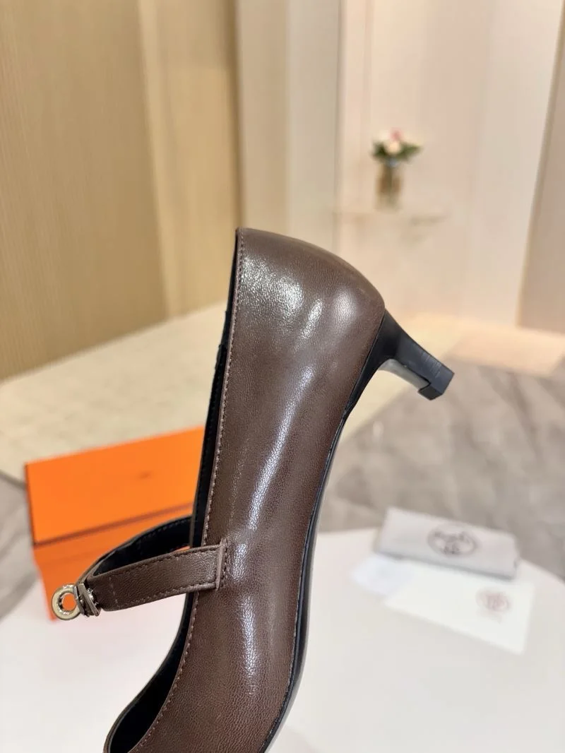 Minimalist Hermes Heeled Shoes 26695