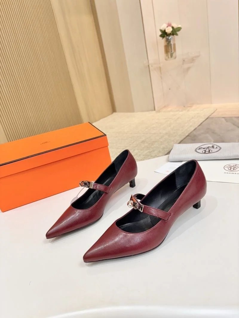 Packable Hermes Heeled Shoes 26676
