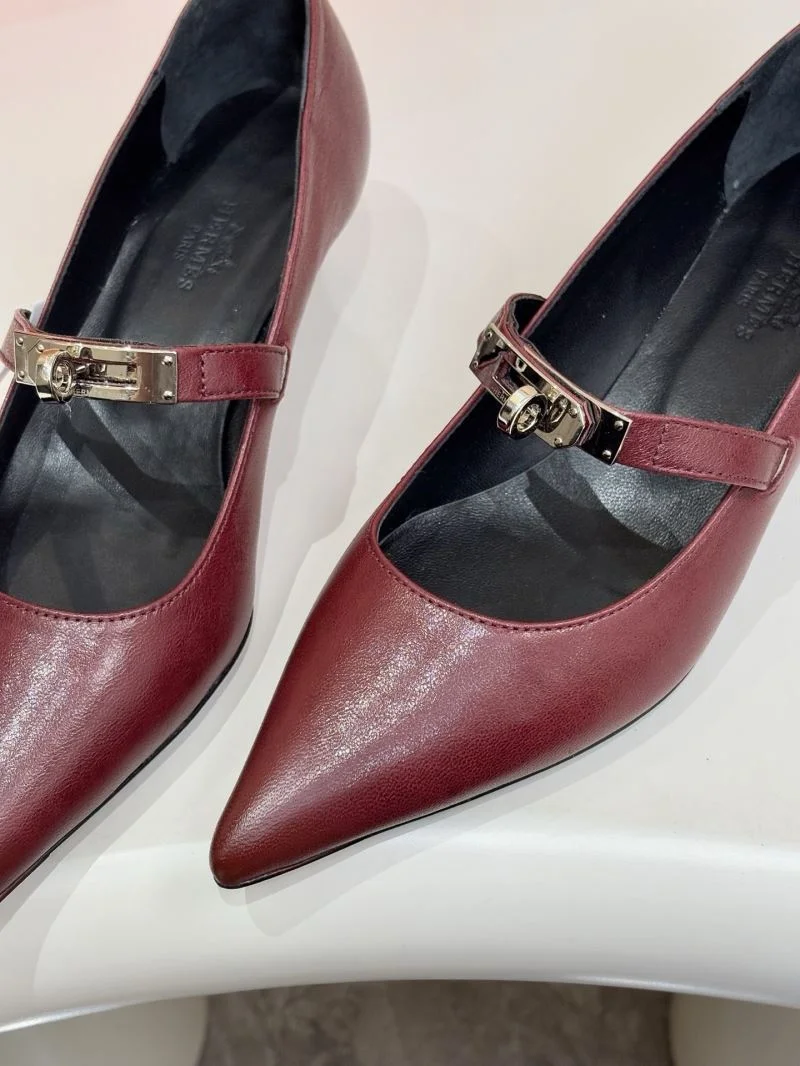 Packable Hermes Heeled Shoes 26676