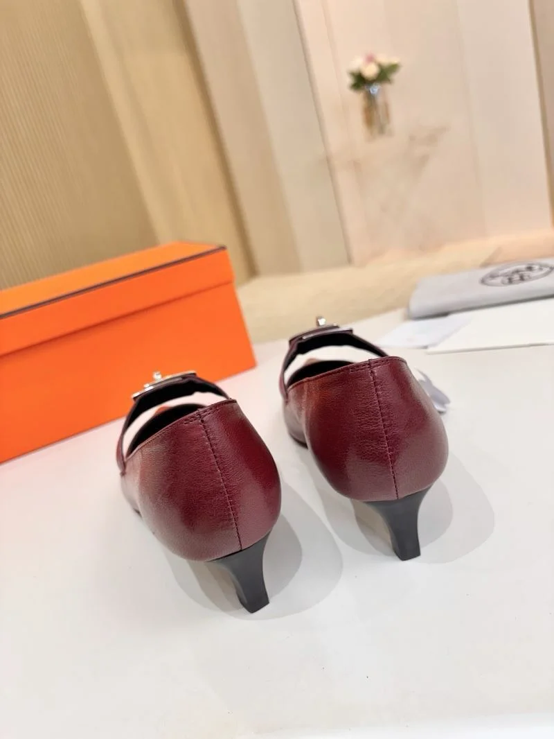 Packable Hermes Heeled Shoes 26676