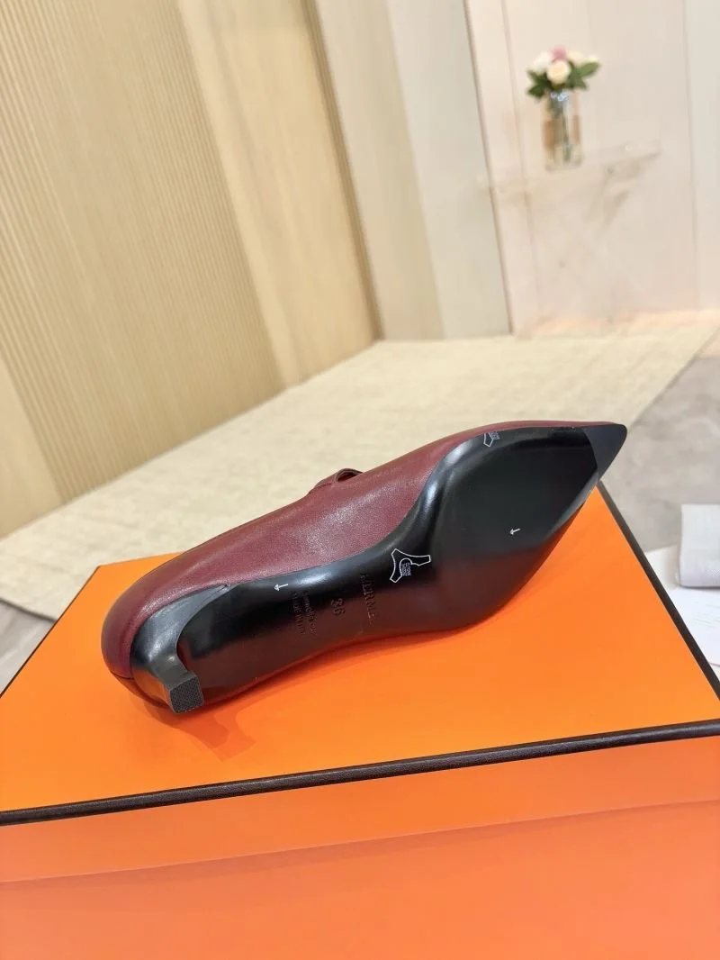 Packable Hermes Heeled Shoes 26676