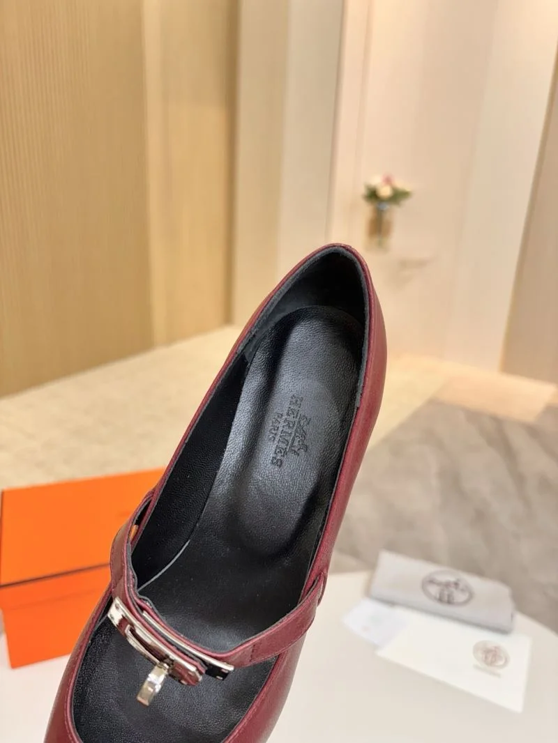 Packable Hermes Heeled Shoes 26676