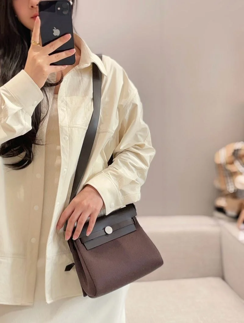 Hermes Herbag Bags WaterResistant 48077
