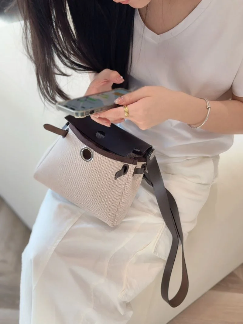 Hermes Herbag Bags Breathable 48075