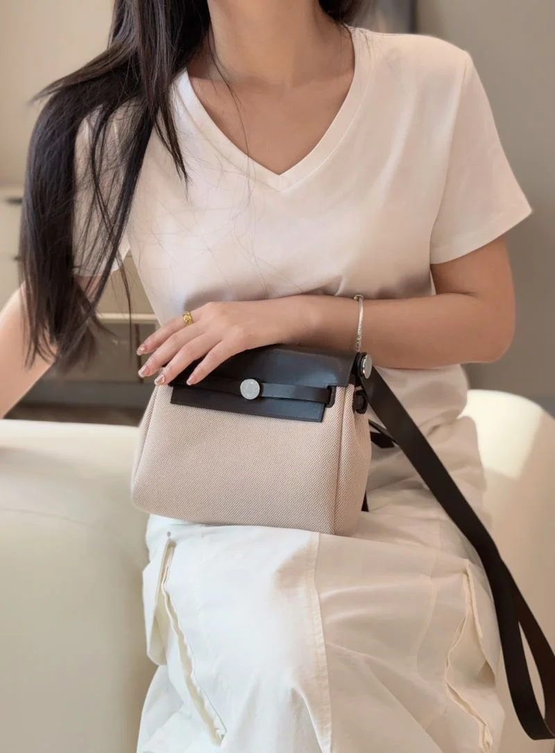 Hermes Herbag Bags Breathable 48075