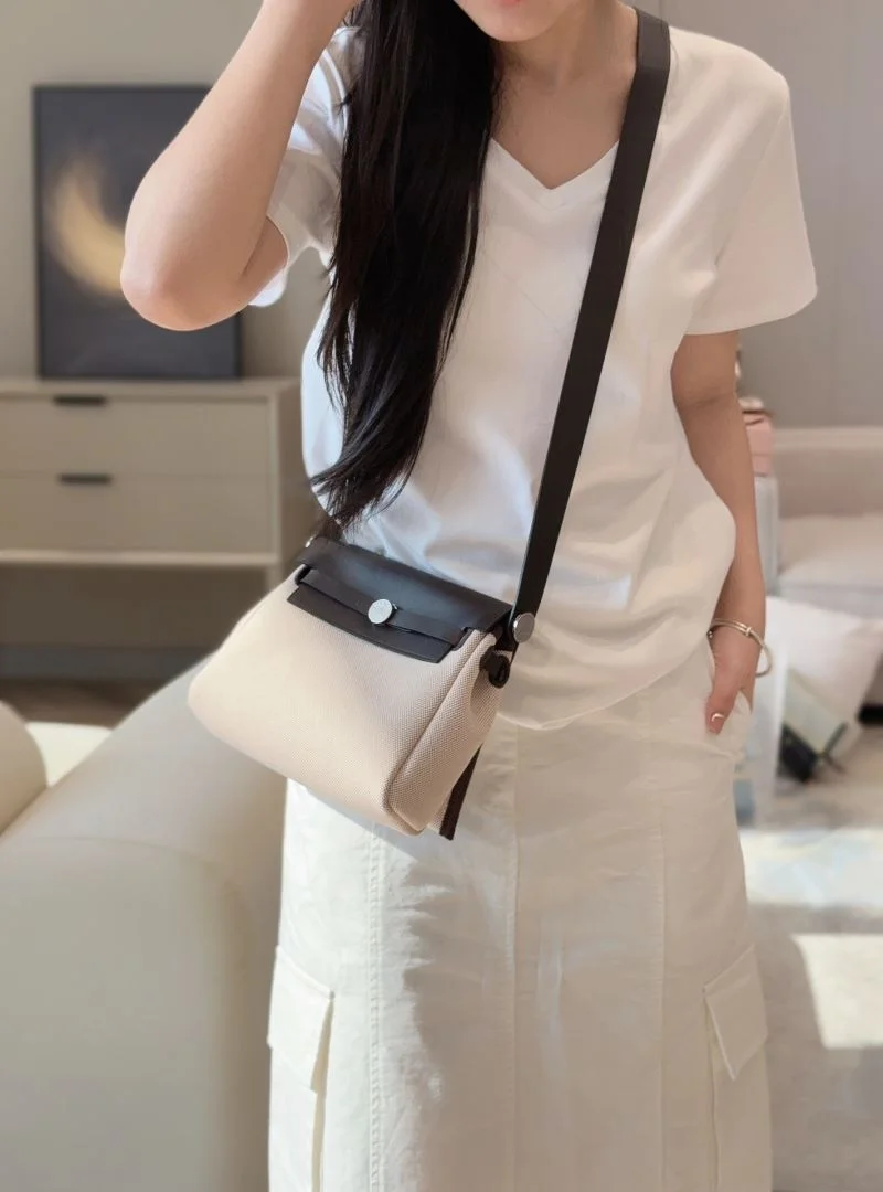 Hermes Herbag Bags Breathable 48075