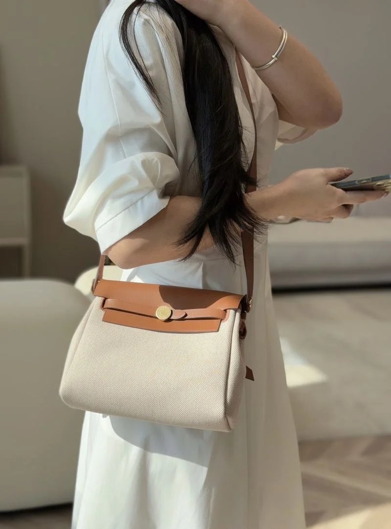 Stretchable Hermes Herbag Bags 48068
