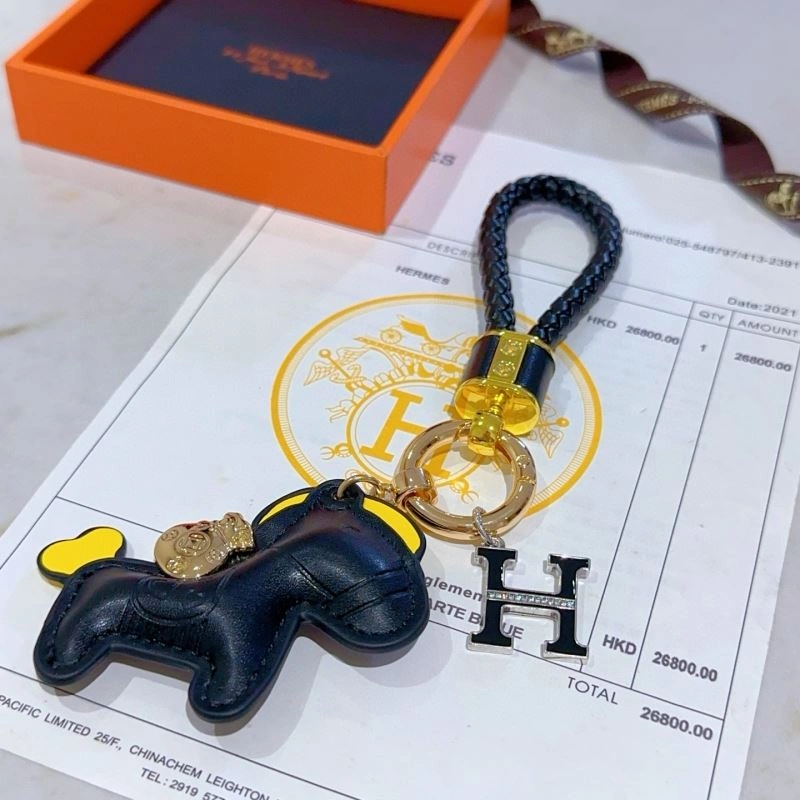 Hermes Keychains Stretchable 265565
