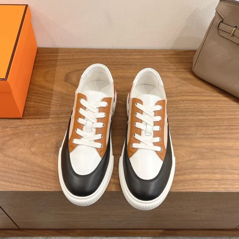Bright Hermes Low Shoes 27128