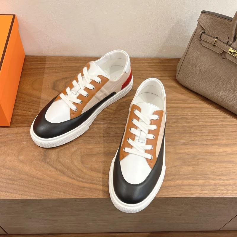 Bright Hermes Low Shoes 27128