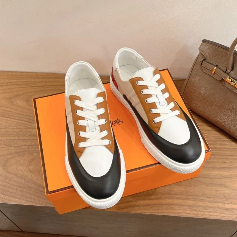 Bright Hermes Low Shoes 27128