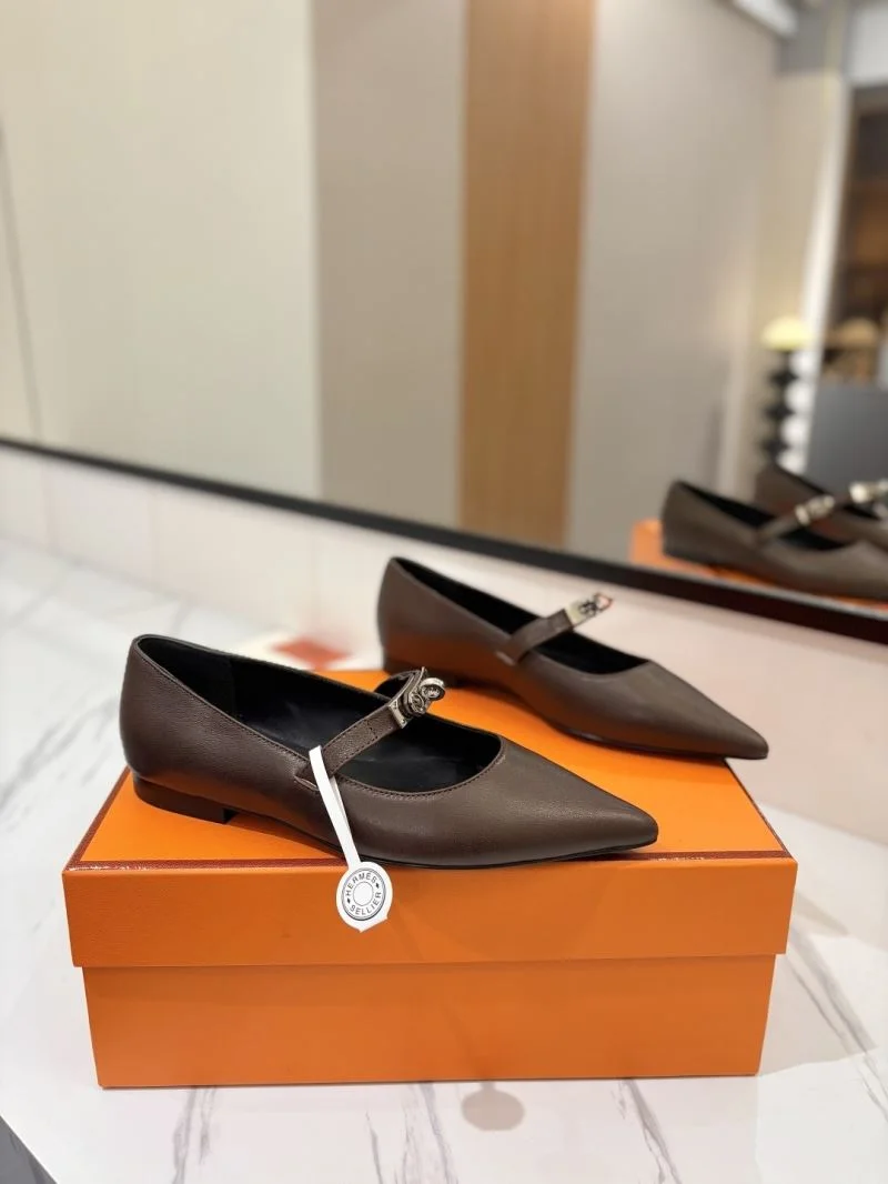 SmoothTexture Hermes Low Shoes 27005