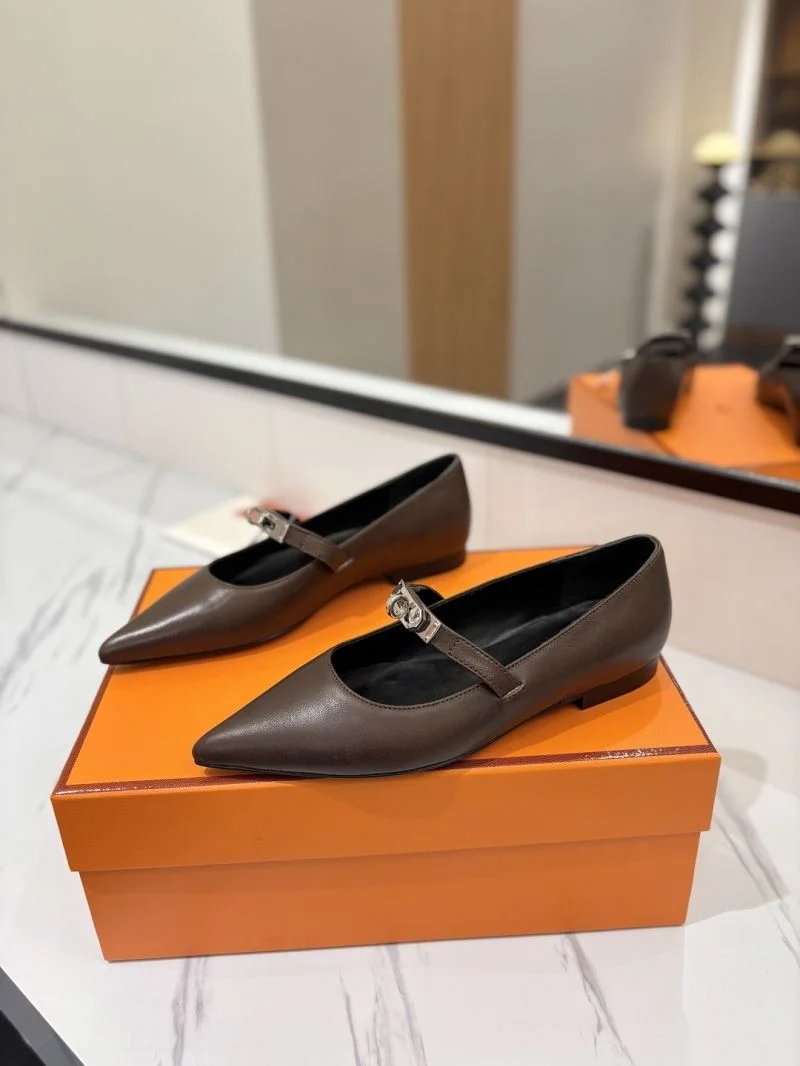 SmoothTexture Hermes Low Shoes 27005