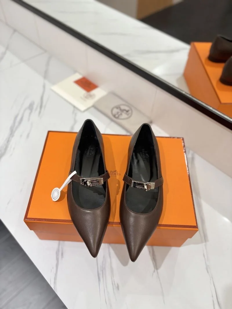 SmoothTexture Hermes Low Shoes 27005