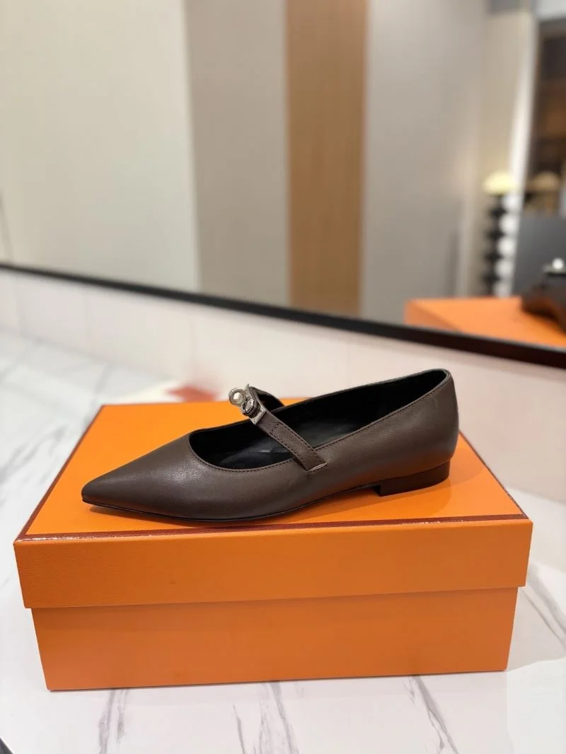 SmoothTexture Hermes Low Shoes 27005
