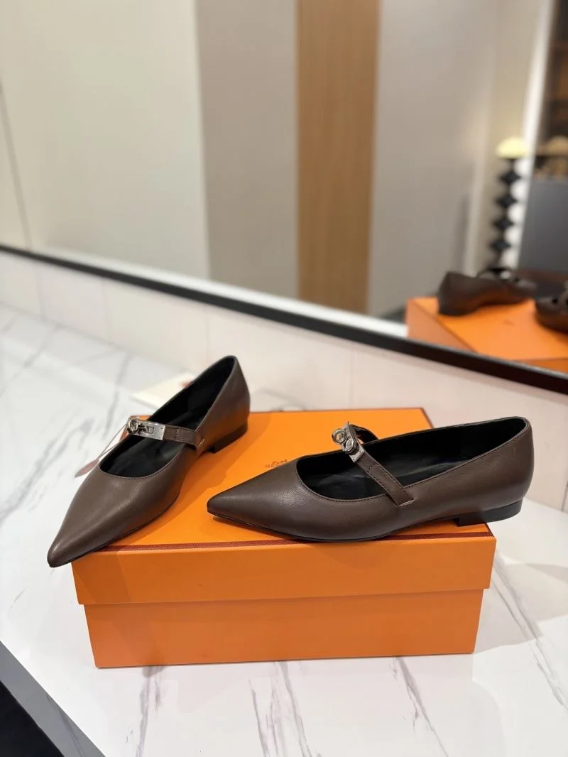 SmoothTexture Hermes Low Shoes 27005