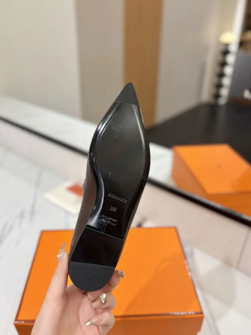 SmoothTexture Hermes Low Shoes 27005