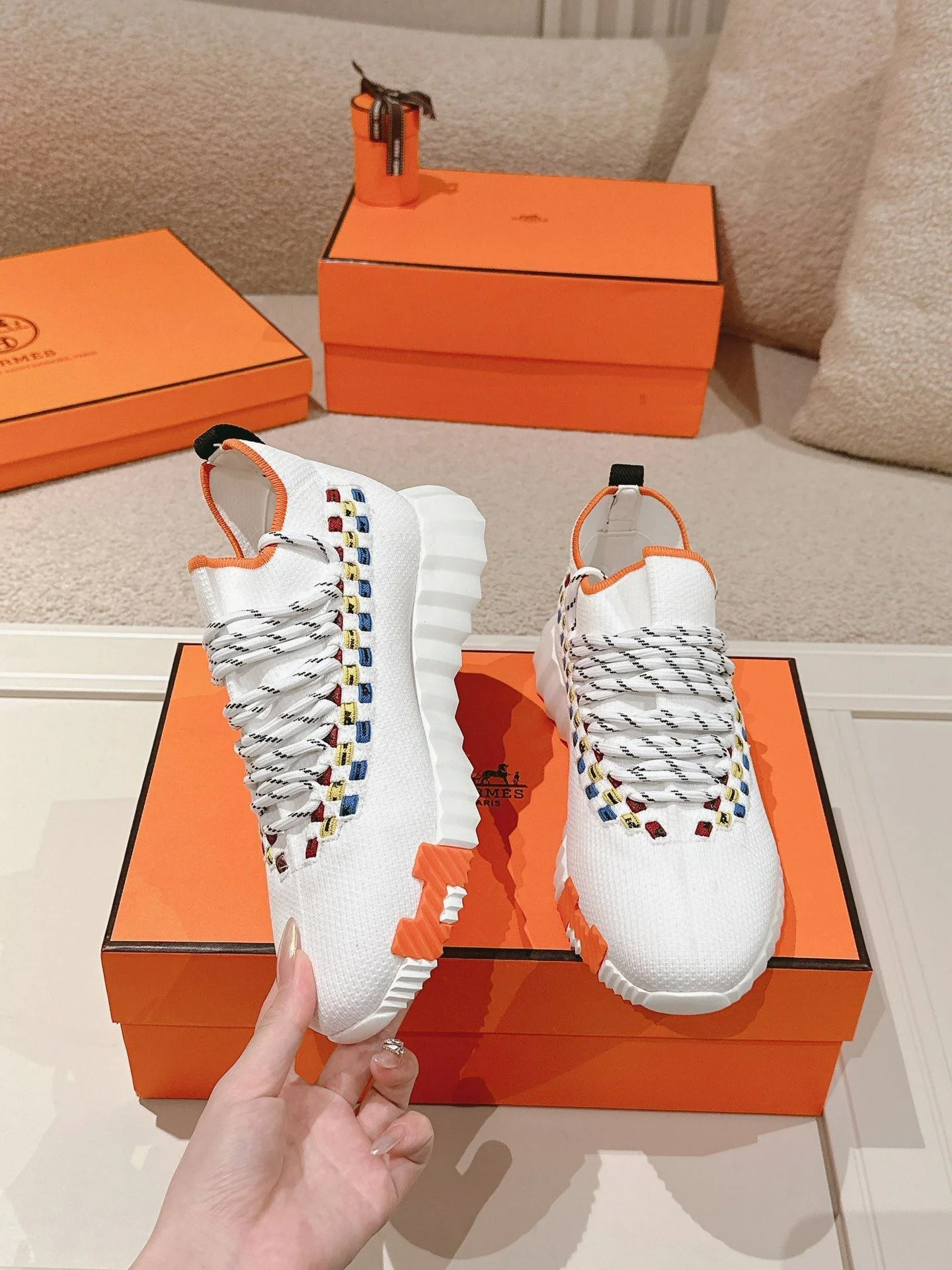 Casual Hermes Low Shoes 26657