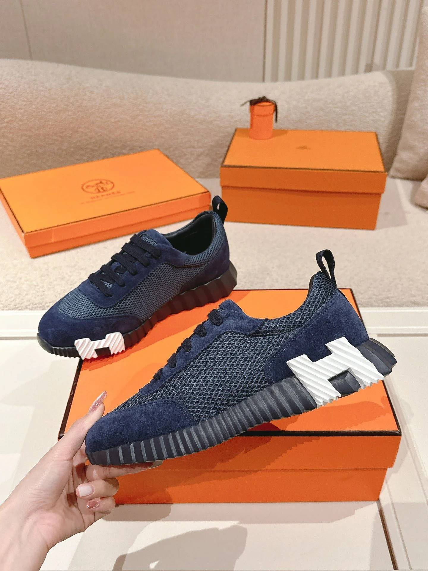 Breathable Hermes Low Shoes 26649