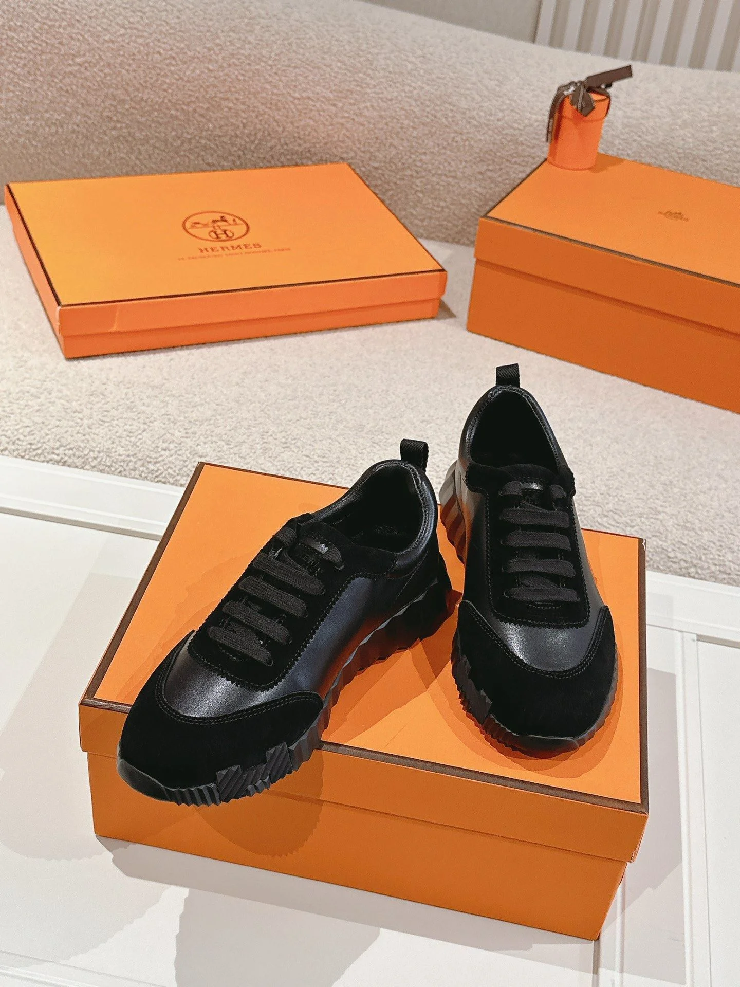 Hermes Low Shoes Breathable 26639
