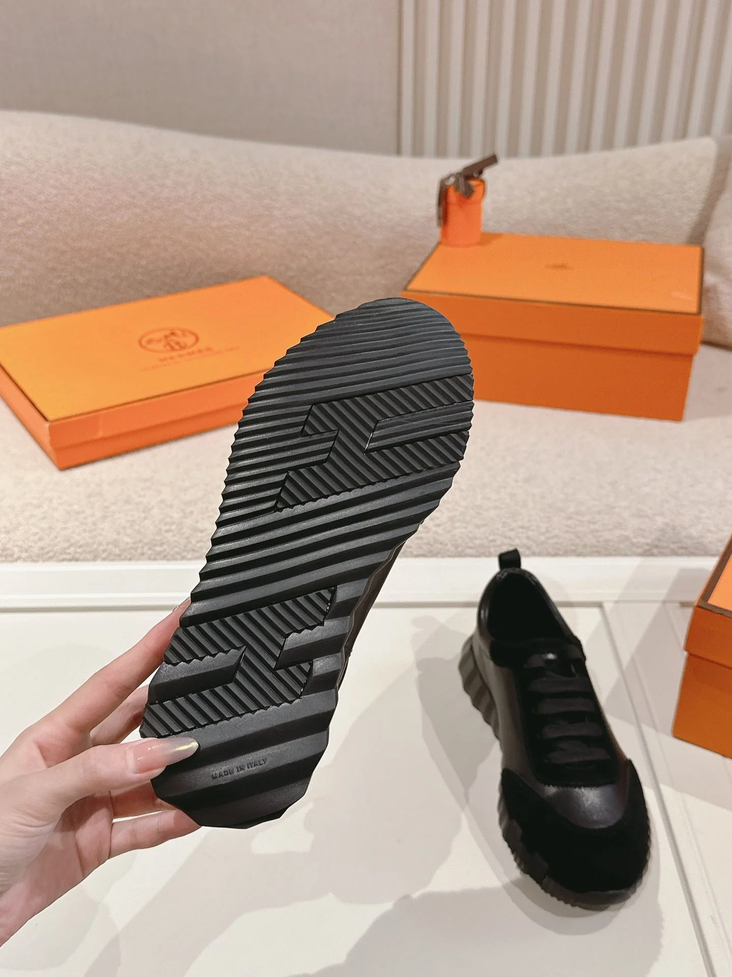 Hermes Low Shoes Breathable 26639