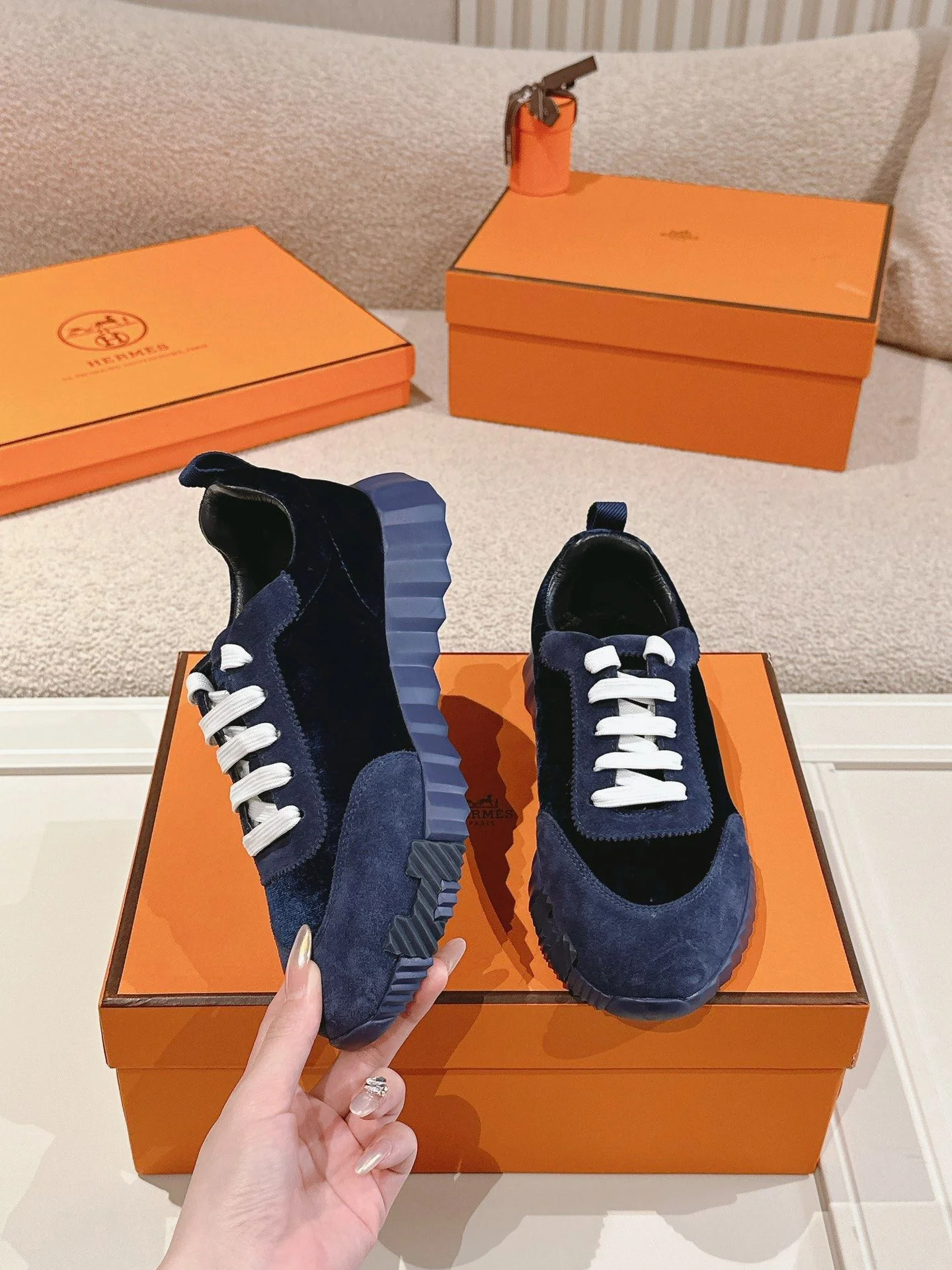 Hermes Low Shoes Stylish 26623