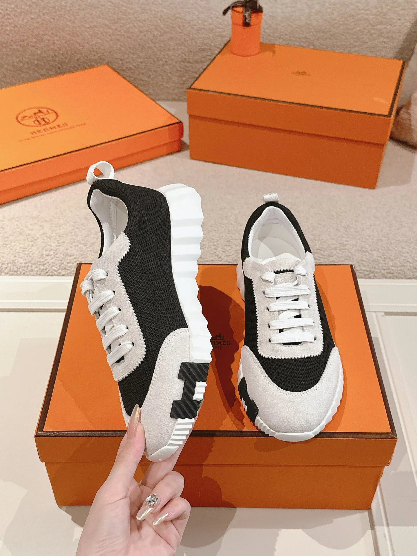 Hermes Low Shoes Stylish 26614