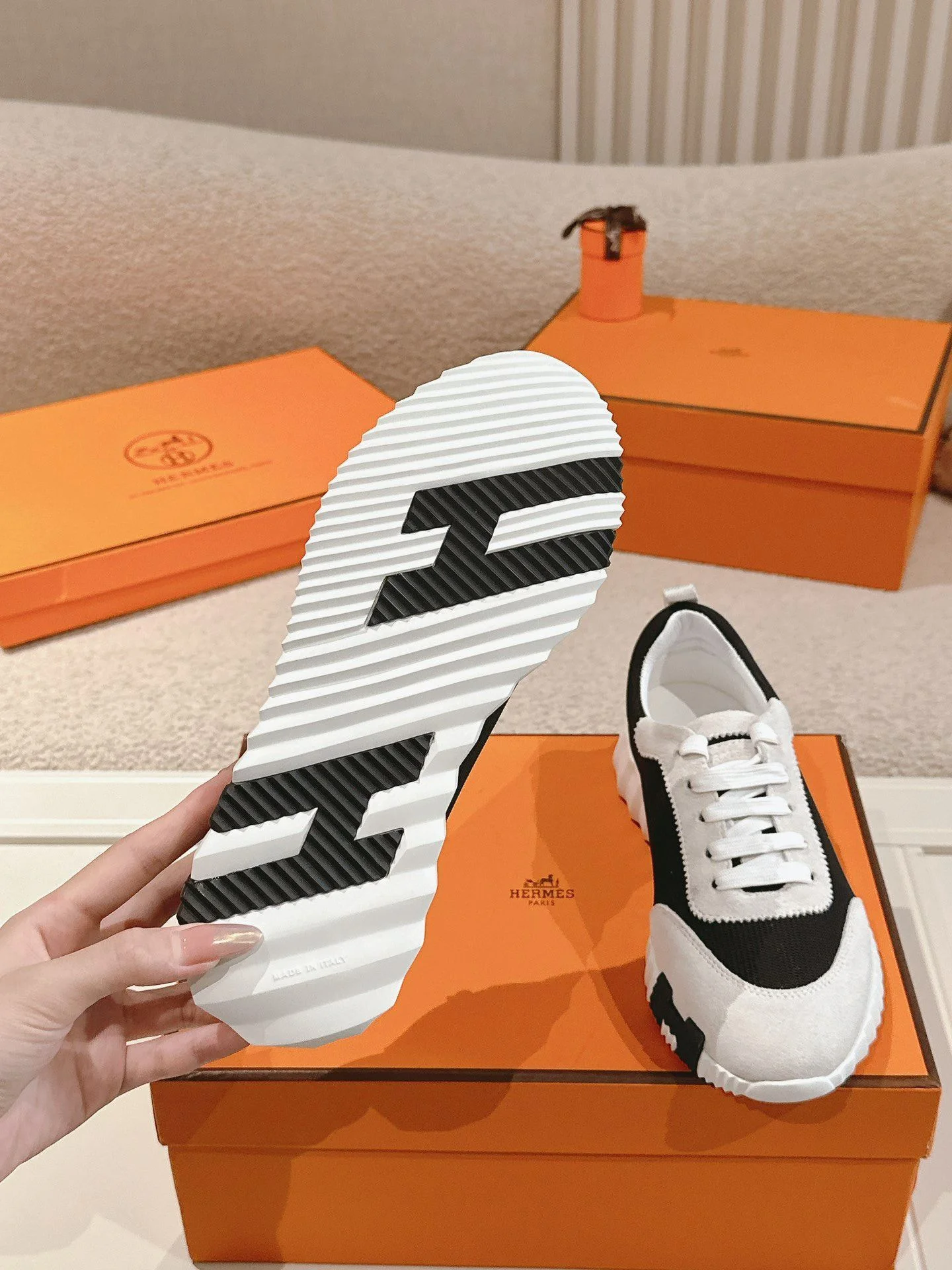 Hermes Low Shoes Stylish 26614