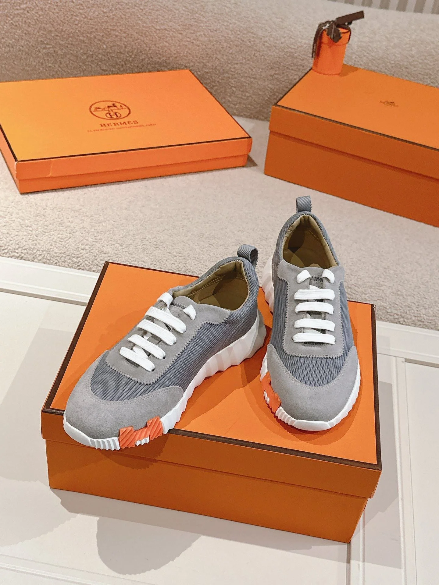 Hermes Low Shoes Breathable 26603