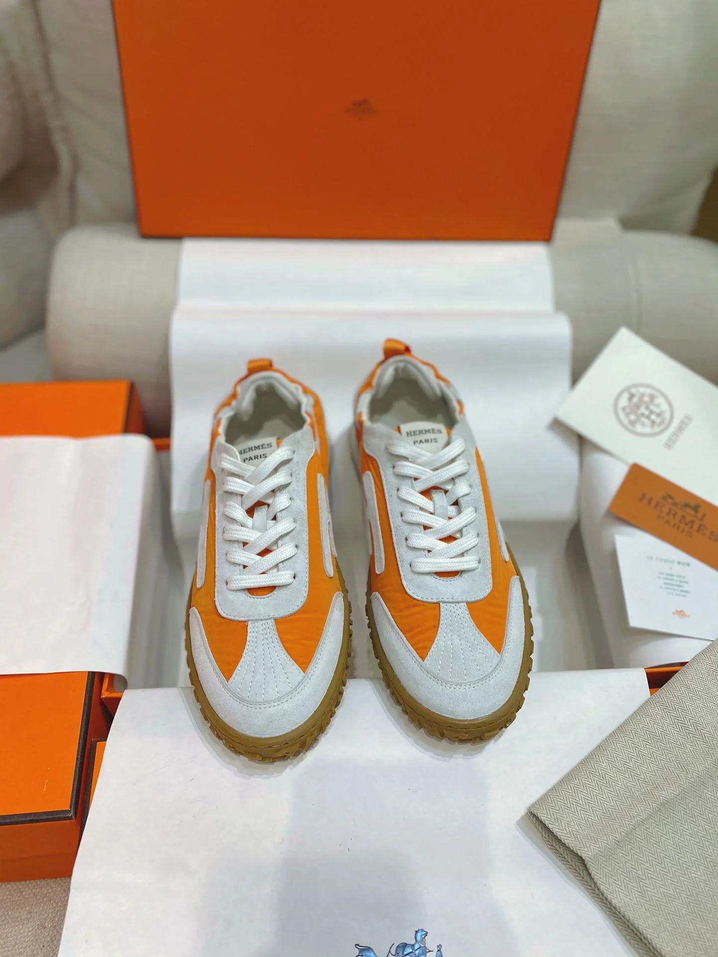 Refined Hermes Low Shoes 26582