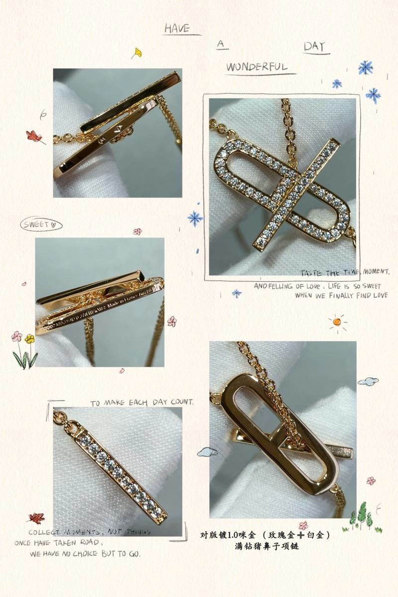 Minimalist Hermes Necklaces 247482