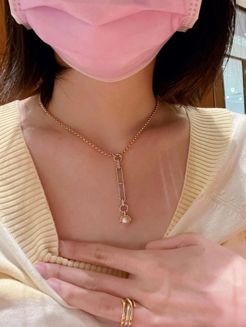 Hermes Necklaces Stretchable 247128