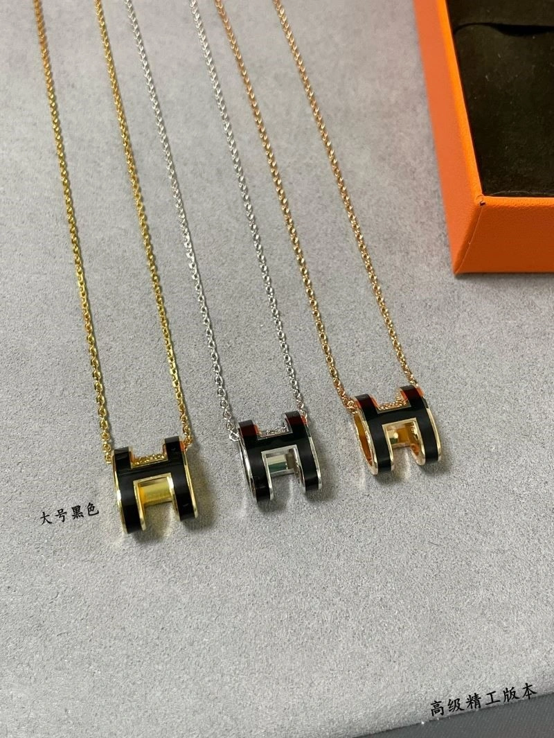 Hermes Necklaces Refined 247067